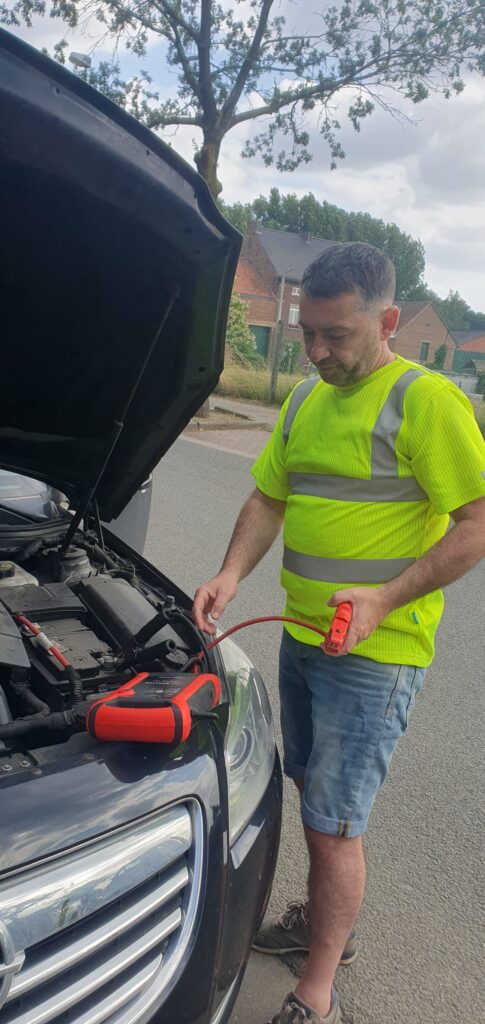 Démarrage de batterie avec booster